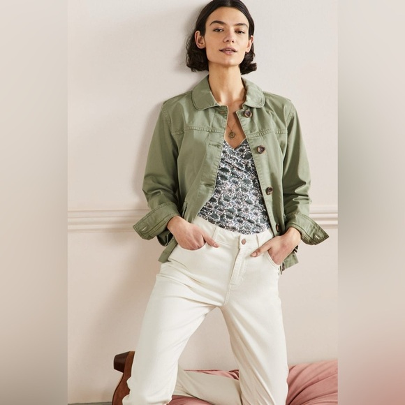Boden Jackets & Blazers - Boden Patch Pocket Chore Jacket size 4
